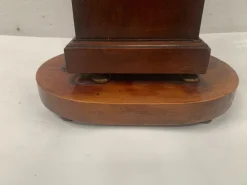 Pamono Mahogany Clock with Wire Movement, 19th Century><noscript><img width=