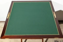 Pamono Mahogany Games Tables by H.J. Linton, 1920, Set of 2><noscript><img width=