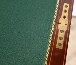 Pamono Mahogany Games Tables by H.J. Linton, 1920, Set of 2><noscript><img width=