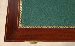Pamono Mahogany Games Tables by H.J. Linton, 1920, Set of 2><noscript><img width=