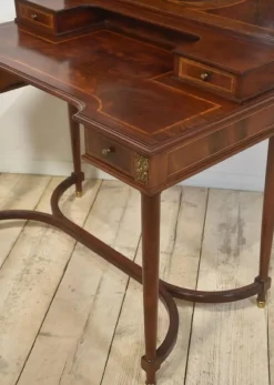 Pamono Mahogany Inlaid Dressing Table, 1890s><noscript><img width=