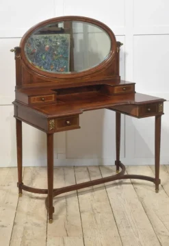 Pamono Mahogany Inlaid Dressing Table, 1890s><noscript><img width=