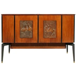 Pamono Mahogany Radio, TV & Record Player, 1970s> Electronics
