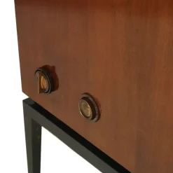 Pamono Mahogany Radio, TV & Record Player, 1970s><noscript><img width=