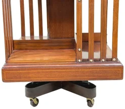 Pamono Mahogany Revolving Bookcase, Late 19th Century><noscript><img width=