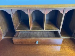 Pamono Mahogany Secretary from Burton Reproductions, England, 1970s