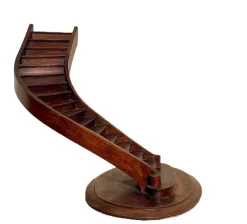 Online Pamono Mahogany Spiral Masters Staircase