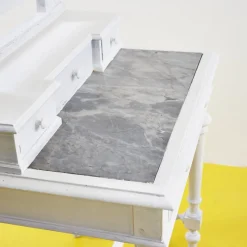 Pamono Make-Up Cabinet with Mirror and Marble, 1900s><noscript><img width=