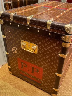 Sale Pamono Malle Haute Trunk in Monogram Canvas from Louis Vuitton, Paris, 1910