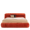 Pamono Mambo Orange Velvet Bed by Lorenza Bozzoli> Seating|Beds & Bedroom Sets
