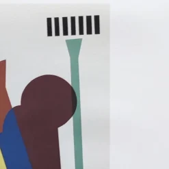 Hot Pamono Man Ray, Concrete Mixer, 1970s, Limited Edition Lithograph