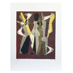 Pamono Man Ray, Promenade, 1960s, Lithograph> Mid-Century