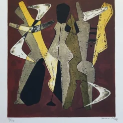 Pamono Man Ray, Promenade, 1960s, Lithograph> Mid-Century