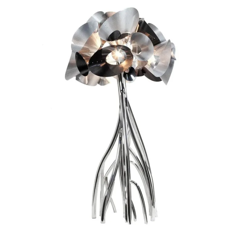 Pamono Mangrovia Em Floor Lamp in Stainless Steel and Aluminum by Barberini & Gunnell> Floor Lamps|Floor Lamps