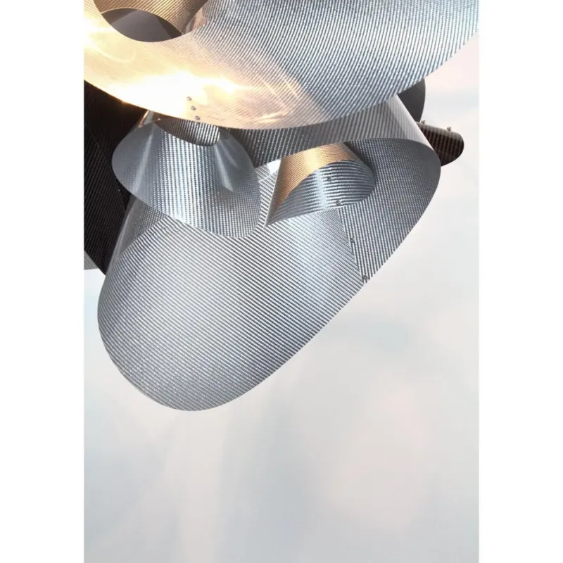 Pamono Mangrovia EM Floor Lamp in Galvanized Gold Aluminum by Barberini & Gunnell> Floor Lamps|Floor Lamps