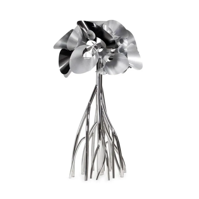 Pamono Mangrovia EM Floor Lamp in Galvanized Gold Aluminum by Barberini & Gunnell> Floor Lamps|Floor Lamps
