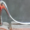 Clearance Pamono Manolo Blahnik Shoe Horn in Cast Aluminum, 2000s