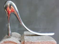 Clearance Pamono Manolo Blahnik Shoe Horn in Cast Aluminum, 2000s