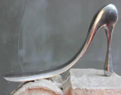 Clearance Pamono Manolo Blahnik Shoe Horn in Cast Aluminum, 2000s