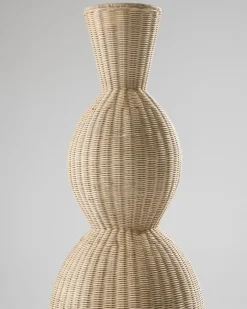 Pamono Manon Column in Rattan from Heaps & Woods, 2010s> Pedestals And Columns