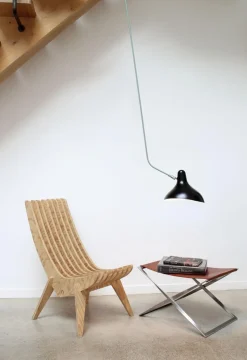 New Pamono Mantis BS4 L Ceiling Lamp by Bernard Schottlander