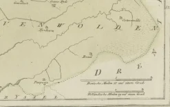 Pamono Map of Friesland Province by Von Reilly, 1791><noscript><img width=