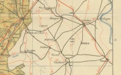 Outlet Pamono Map of Limburg, 1914