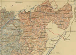Best Pamono Map of Nautical Crossroads of the Atlantic and Mediterranean, 1901