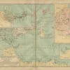 Pamono Map of Spanish Possessions in North Africa, 1903> Wall Decor