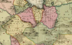 Pamono Map of the Persian Empire by Schenk, 1722><noscript><img width=