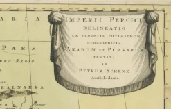 Pamono Map of the Persian Empire by Schenk, 1722><noscript><img width=