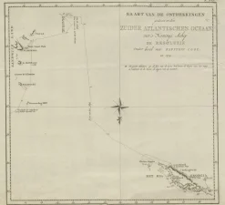 Outlet Pamono Map of the Southern Georgia and the Sandwich Islands after Capt Cook, 1803