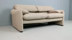 Pamono Maralunga 2-Seater Sofa by Vico Magistretti for Cassina, 1970><noscript><img width=