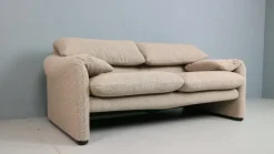 Pamono Maralunga 2-Seater Sofa by Vico Magistretti for Cassina, 1970><noscript><img width=