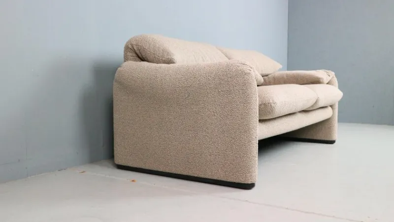 Pamono Maralunga 2-Seater Sofa by Vico Magistretti for Cassina, 1970> Couches & Sofas