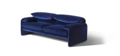 Clearance Pamono Maralunga Two-Seater Sofa by Vico Magistretti for Cassina