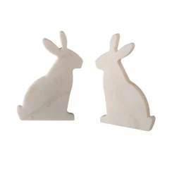 Discount Pamono Marble and Steel Bunny Bookends by Alessandra Grasso, Set of 2