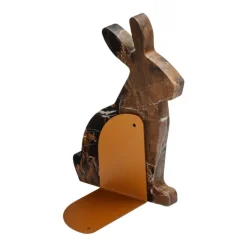 Pamono Marble and Steel Bunny Bookends by Alessandra Grasso, Set of 2><noscript><img width=