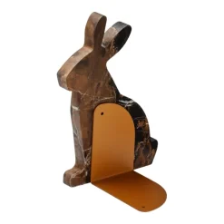 Pamono Marble and Steel Bunny Bookends by Alessandra Grasso, Set of 2><noscript><img width=