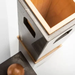 Pamono Marble and Wood Quba Box by Gabriele D'angelo for Kimano><noscript><img width=