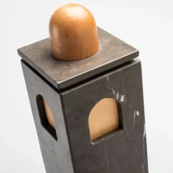 Pamono Marble and Wood Quba Box by Gabriele D'angelo for Kimano><noscript><img width=
