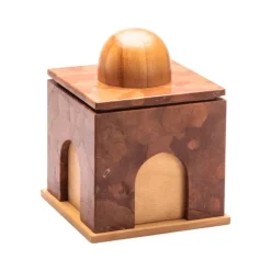 New Pamono Marble and Wood Quba Box by Gabriele D'angelo for Kimano