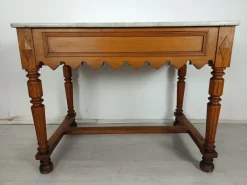 Pamono Marble Butchers Table, 1890s> Worktables & Workbenches