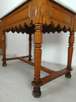 Pamono Marble Butchers Table, 1890s><noscript><img width=