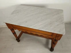 Pamono Marble Butchers Table, 1890s><noscript><img width=