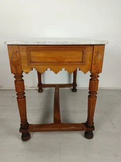 Pamono Marble Butchers Table, 1890s><noscript><img width=