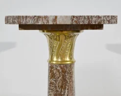 Pamono Marble Column, Late 19th Century><noscript><img width=