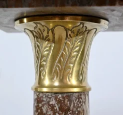 Pamono Marble Column, Late 19th Century><noscript><img width=