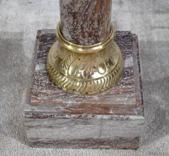 Pamono Marble Column, Late 19th Century><noscript><img width=