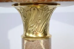 Hot Pamono Marble Column with Pivoting Tray, Late 19th Century